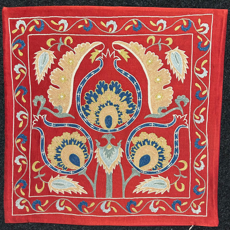 Silk Suzani Kuddfodral 50 cm x 50 cm