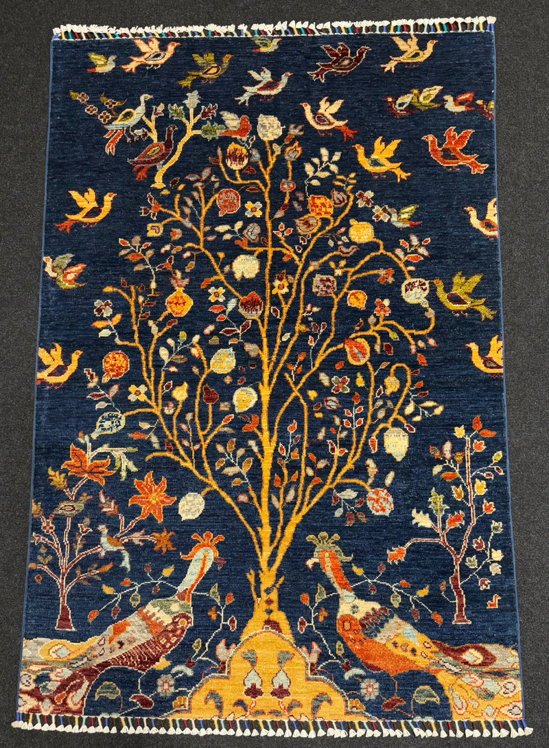 Fine Ziegler Handknuten Matta — 180 × 121 cm