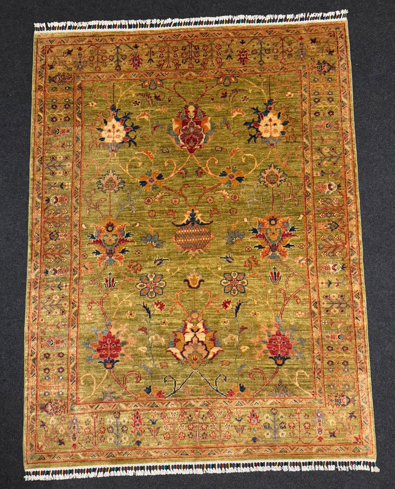 Ziegler Sultani Handknuten Matta — 202 × 153 cm