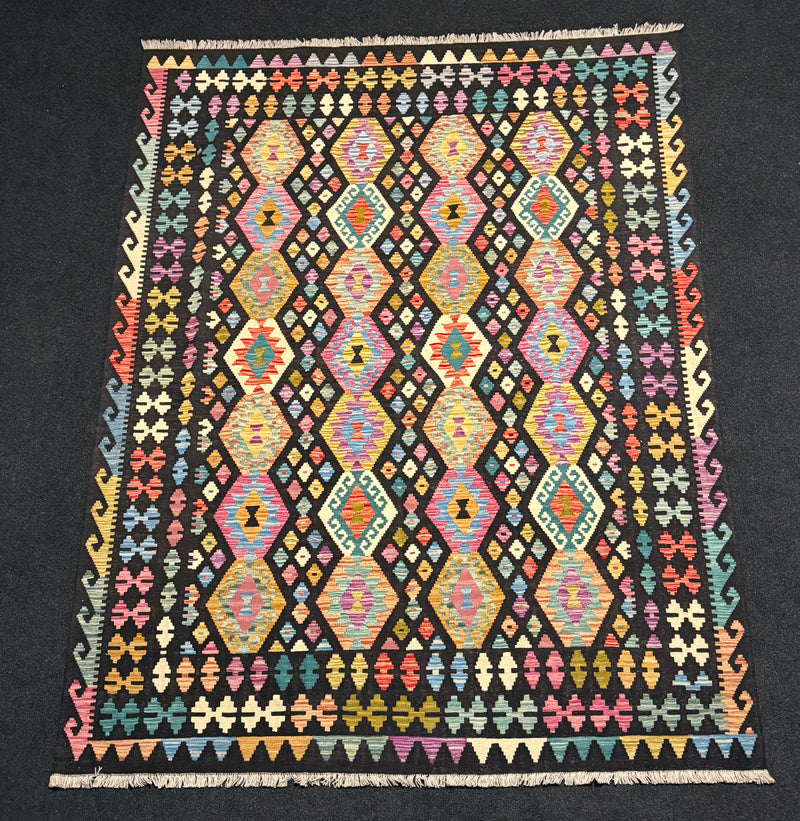 Handvävd Ull kelimmatta - 297 x 208 cm