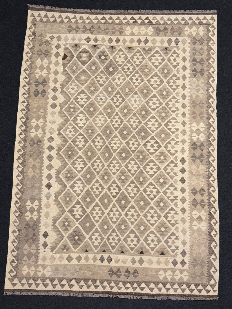 Handvävd Ull kelimmatta - 295 x 194 cm