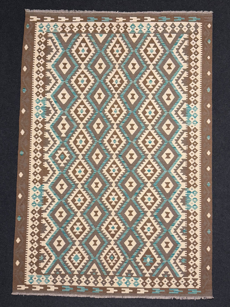 Handvävd Ull kelimmatta - 290 x 198 cm