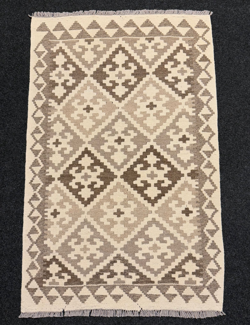 Handvävd Ull kelimmatta - 125 x 78 cm