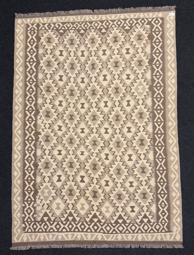 Handvävd Ull kelimmatta - 242 x 170 cm