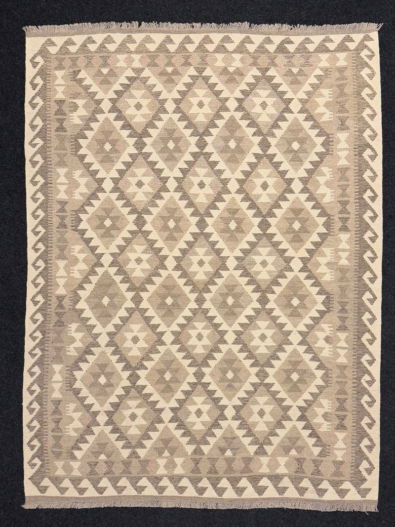 Handvävd Ull kelimmatta - 204 x 156 cm