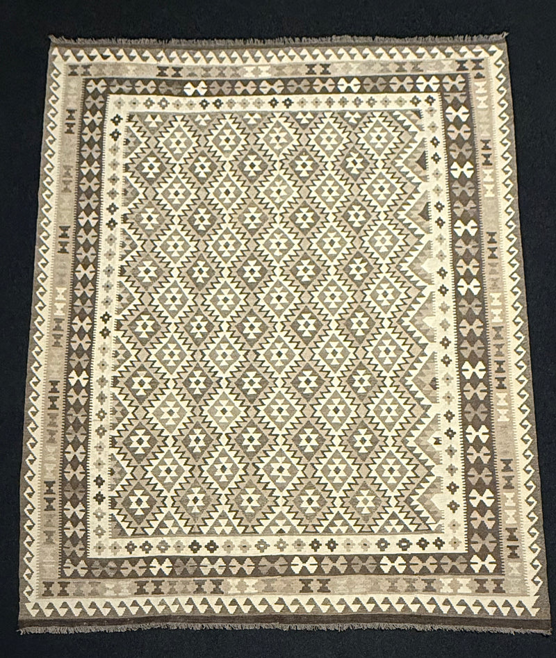 Handvävd Ull kelimmatta - 297 x 254 cm