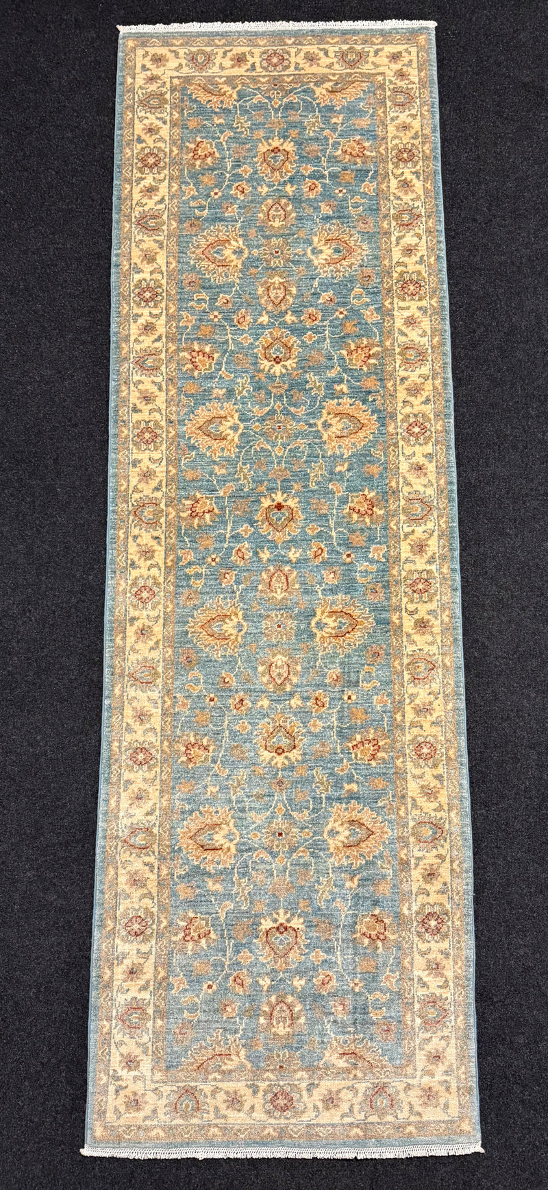 Fine Ziegler Handknuten Matta — 274 × 82 cm