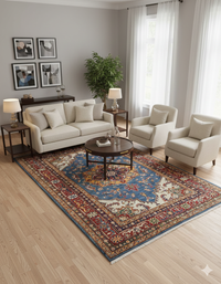 Handknuten fine Kazak‑matta — 249×177 cm