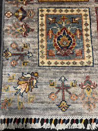 Ziegler Shabargan Handknuten Matta — 294 × 82 cm