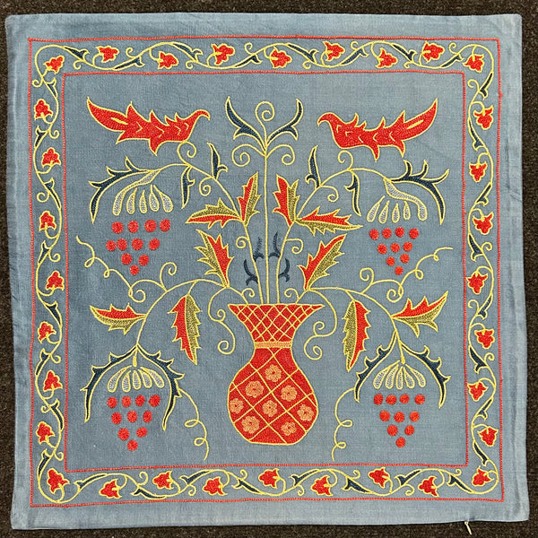 Silk Suzani Kuddfodral 50 cm x 50 cm