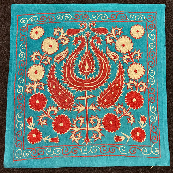 Silk Suzani Kuddfodral 50 cm x 50 cm