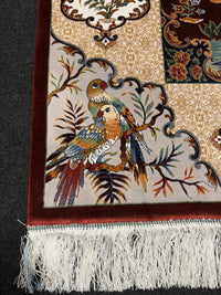 Lyxig Bambu Silk-Figural Matta - 180 x 120 cm