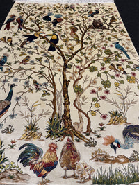 Lyxig Bambu Silk-Figural Matta - 180 x 120 cm