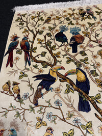 Lyxig Bambu Silk-Figural Matta - 180 x 120 cm