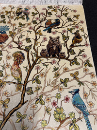 Lyxig Bambu Silk-Figural Matta - 180 x 120 cm