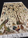 Lyxig Bambu Silk-Figural Matta - 180 x 120 cm