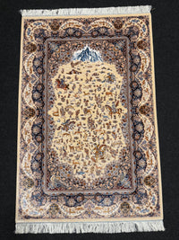 Lyxig Bambu Silk-Figural Matta - 180 x 120 cm