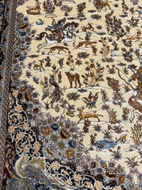 Lyxig Bambu Silk-Figural Matta - 180 x 120 cm