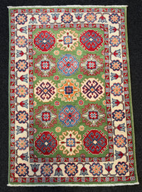 Handknuten Kazak‑matta — 117× 79 cm