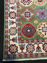 Handknuten Kazak‑matta — 117× 79 cm