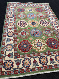 Handknuten Kazak‑matta — 117× 79 cm