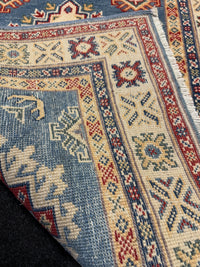 Handknuten Kazak‑matta — 193× 80 cm