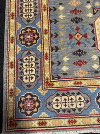 Handknuten Kazak‑matta — 178 × 120 cm