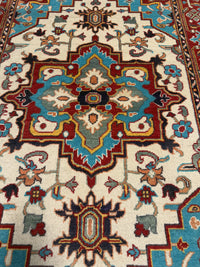 Handknuten Kazak‑matta — 180 × 125 cm