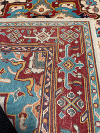 Handknuten Kazak‑matta — 180 × 125 cm