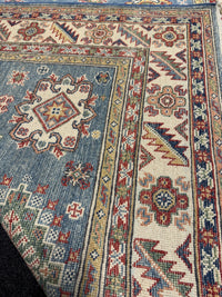 Handknuten Kazak‑matta — 206 × 152 cm