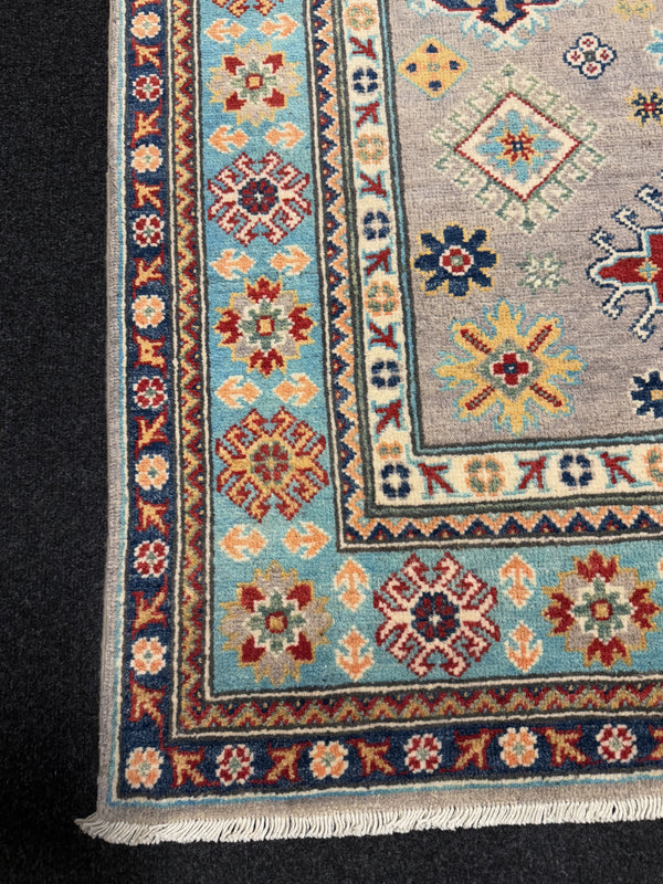 Handknuten Kazak‑matta — 178 × 120 cm