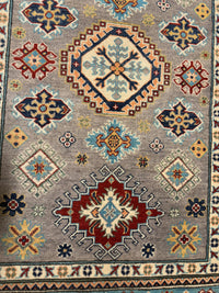 Handknuten Kazak‑matta — 178 × 120 cm