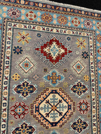 Handknuten Kazak‑matta — 178 × 120 cm