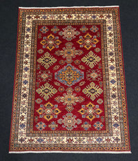 Handknuten fine Kazak‑matta — 205×154 cm