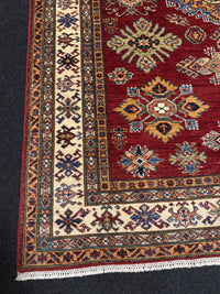 Handknuten fine Kazak‑matta — 205×154 cm