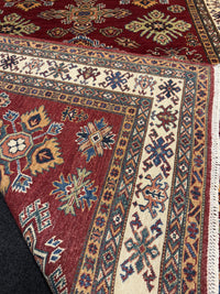 Handknuten fine Kazak‑matta — 205×154 cm