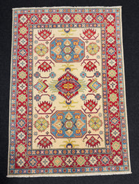 Handknuten Kazak‑matta — 178 × 119 cm