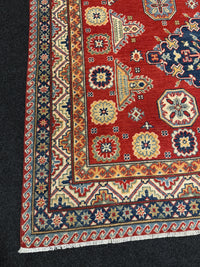 Handknuten Kazak‑matta — 235 × 170 cm