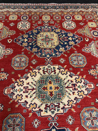 Handknuten Kazak‑matta — 235 × 170 cm