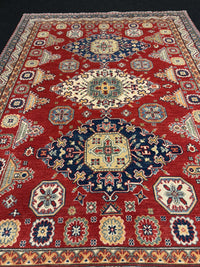 Handknuten Kazak‑matta — 235 × 170 cm