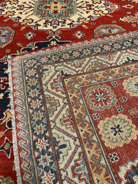 Handknuten Kazak‑matta — 235 × 170 cm