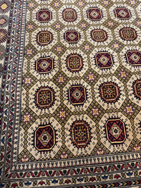 Mawri Gul Afghan Handknuten Matta  — 280 × 190 cm