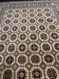 Mawri Gul Afghan Handknuten Matta  — 280 × 190 cm