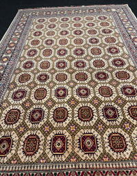 Mawri Gul Afghan Handknuten Matta  — 280 × 190 cm