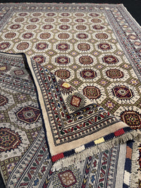 Mawri Gul Afghan Handknuten Matta  — 280 × 190 cm