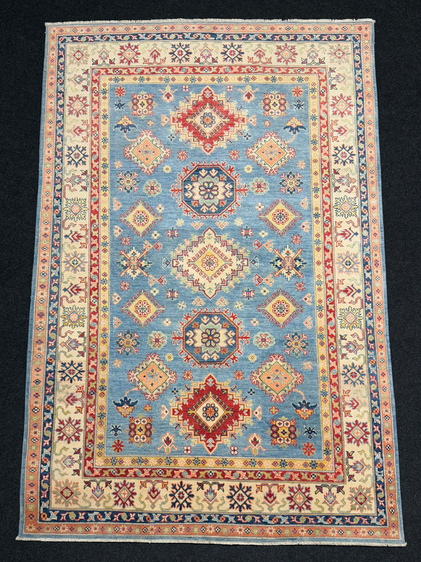 Handknuten Kazak‑matta — 279 × 173 cm