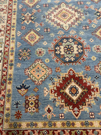 Handknuten Kazak‑matta — 279 × 173 cm