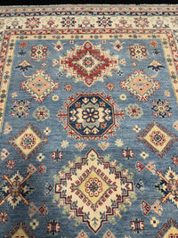 Handknuten Kazak‑matta — 279 × 173 cm