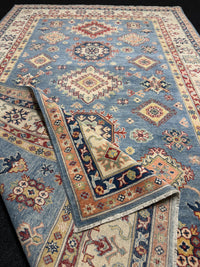 Handknuten Kazak‑matta — 279 × 173 cm