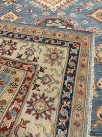 Handknuten Kazak‑matta — 279 × 173 cm